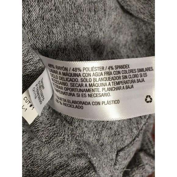 A. New Day Grey Sleeveless Top size Large - Picture 9 of 9